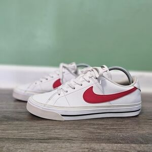 Nike Court Legacy - White & University Red